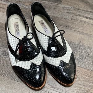 Vintage Black and White Shoes
